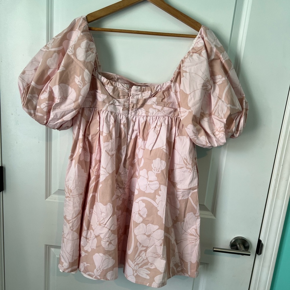J. Crew Pink Floral Mini Dress - Picture 4 of 6